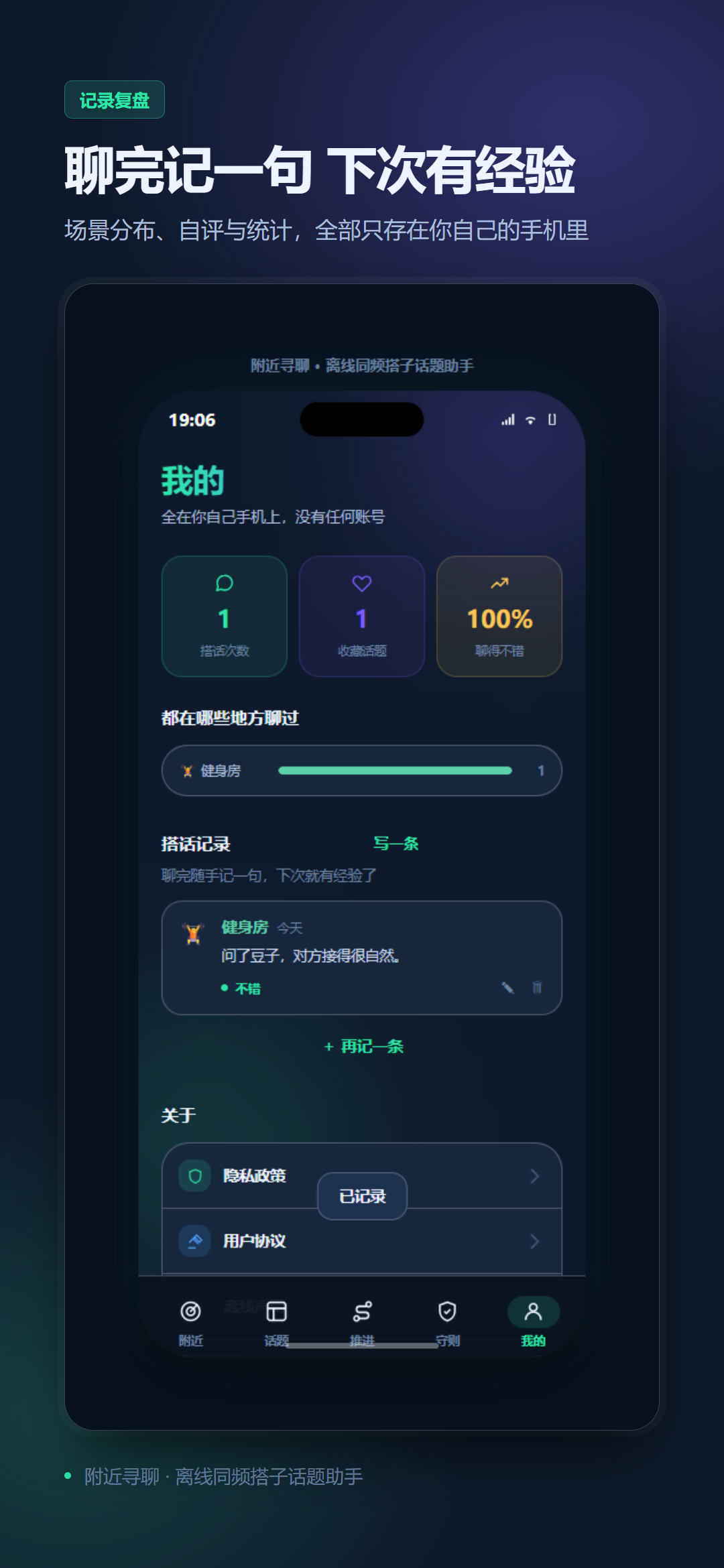记录复盘
